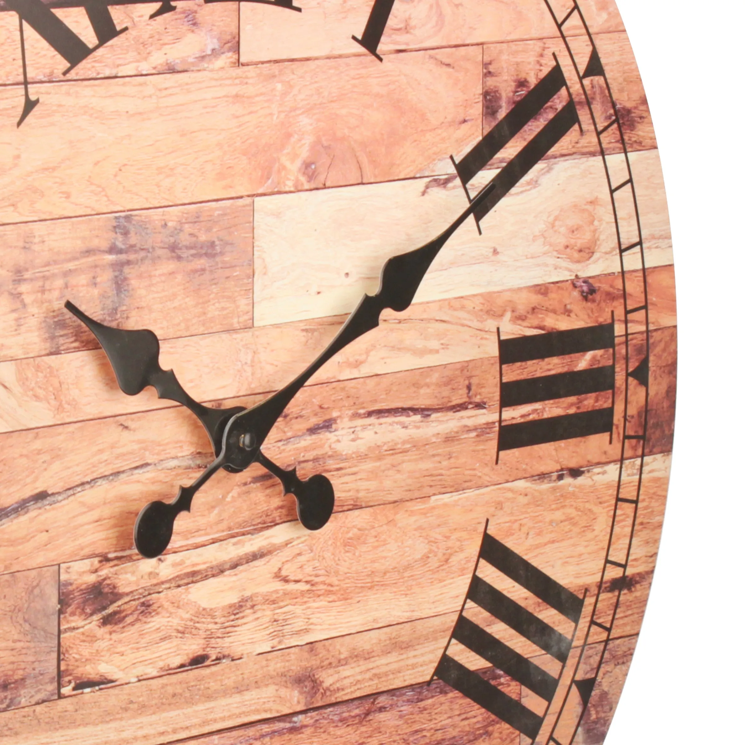 23.6” Roman Numeral Wooden MDF Wall Clock (WS)