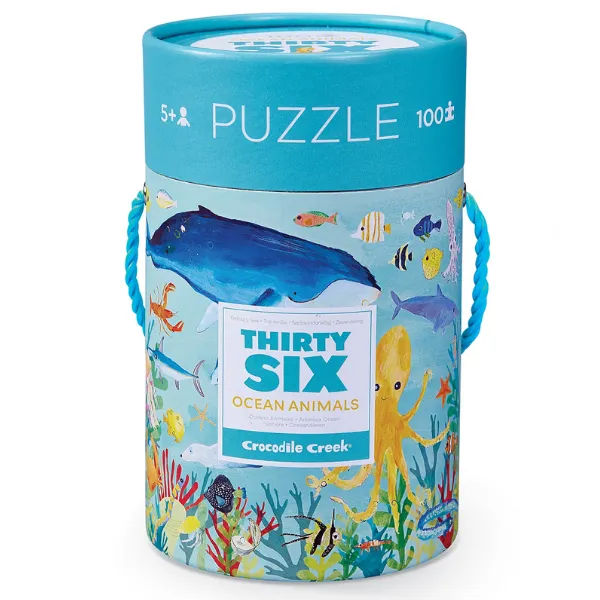 36 Animal Puzzle 100pc - Ocean Animals
