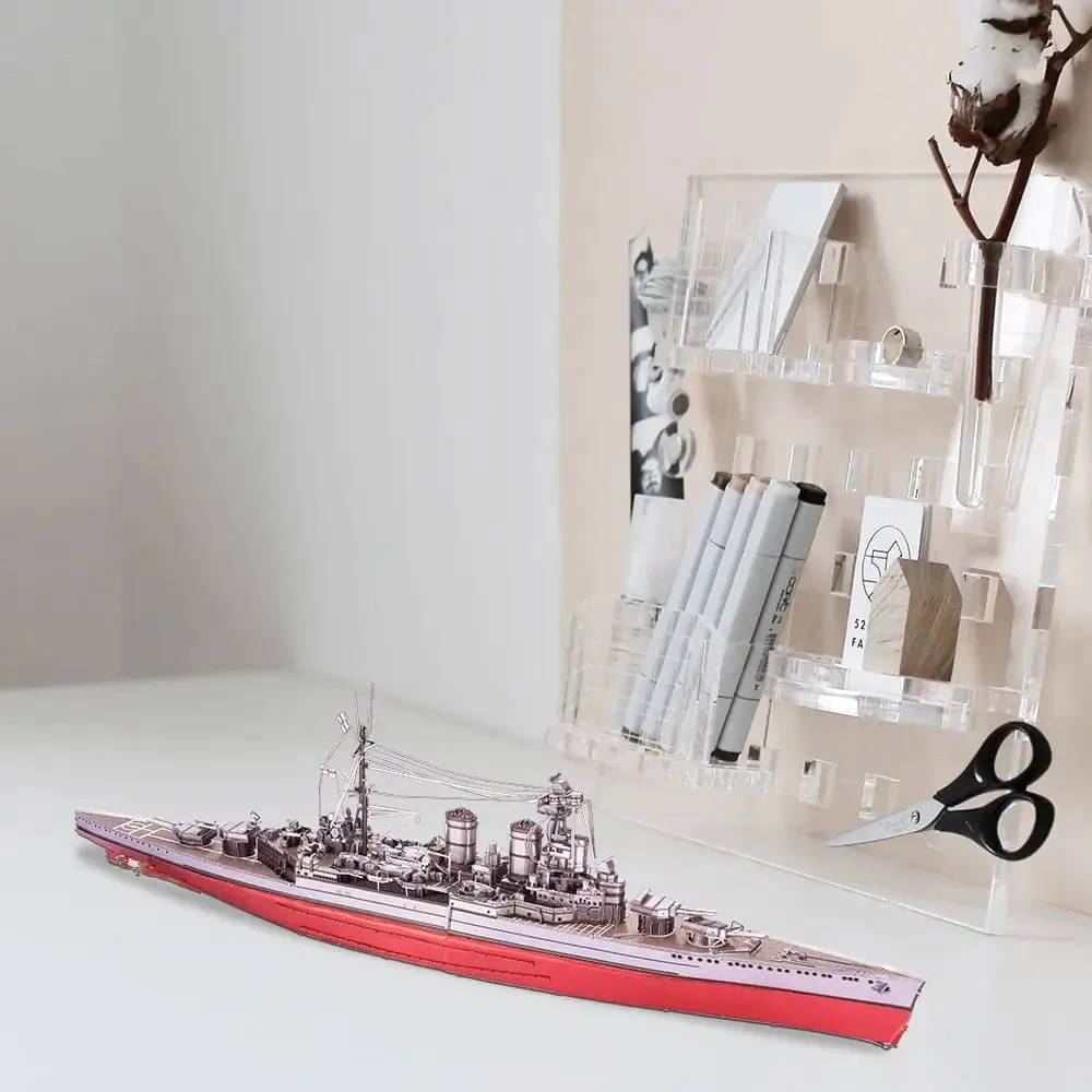 3d Metal Puzzle Model Building Kits Battleship Hms Hood Jigsaw Toy Christmas Birthday Gifts for Adults Kids