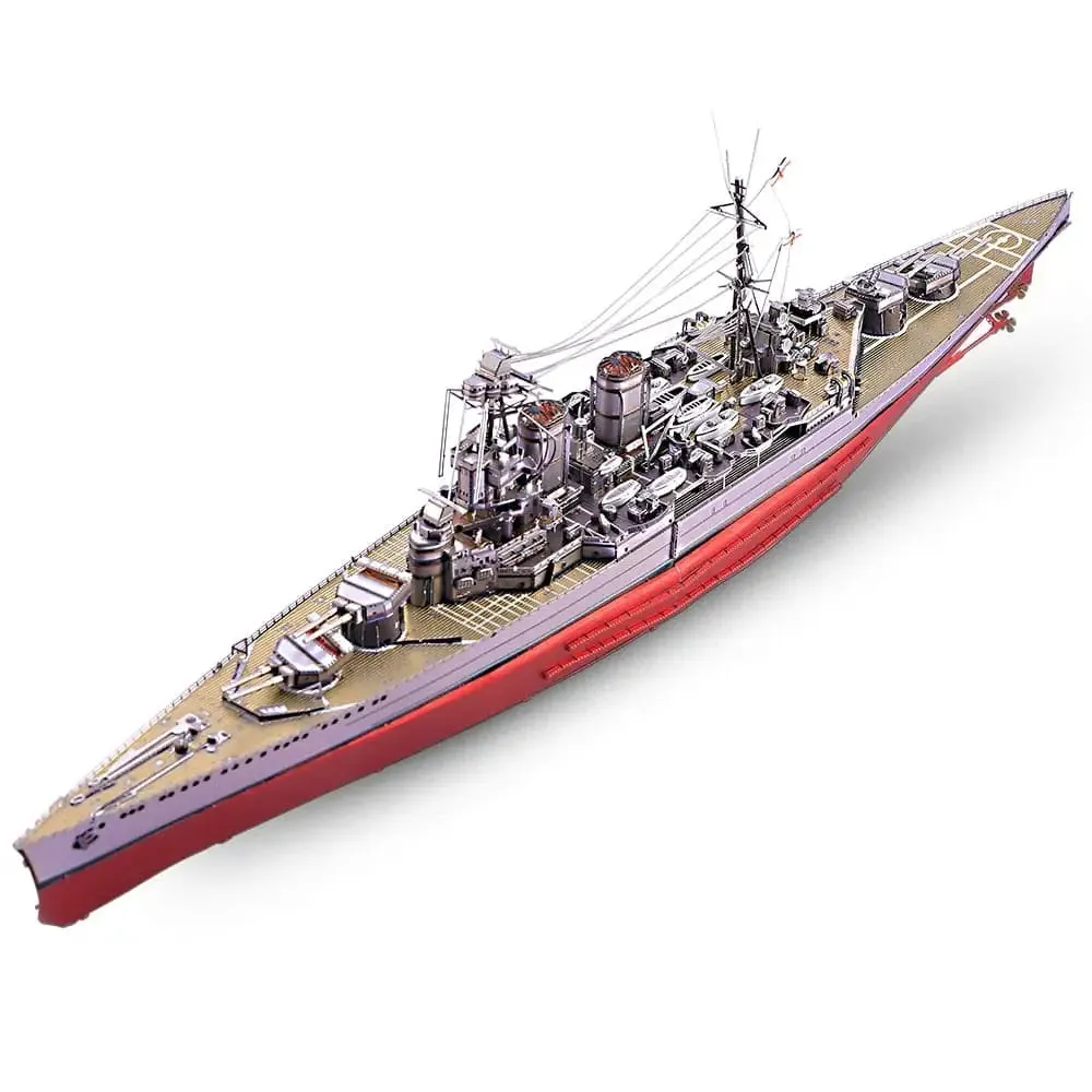 3d Metal Puzzle Model Building Kits Battleship Hms Hood Jigsaw Toy Christmas Birthday Gifts for Adults Kids