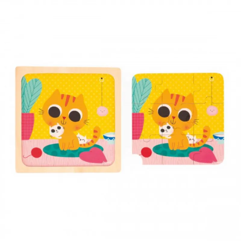 9 Piece Wooden Puzzle