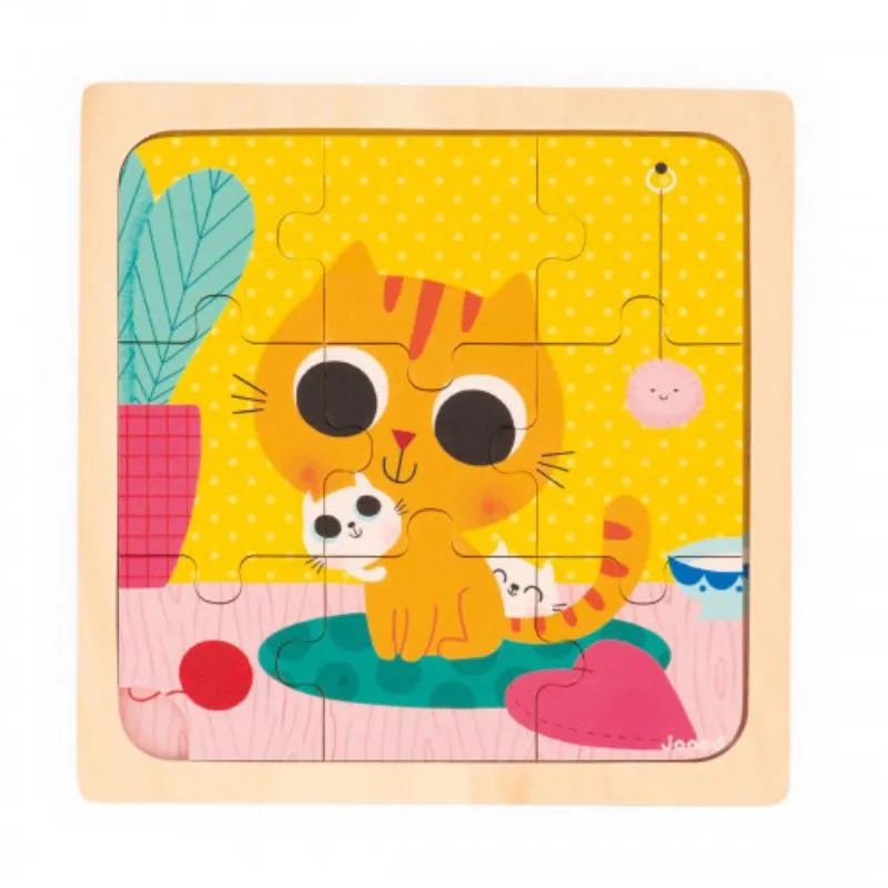9 Piece Wooden Puzzle