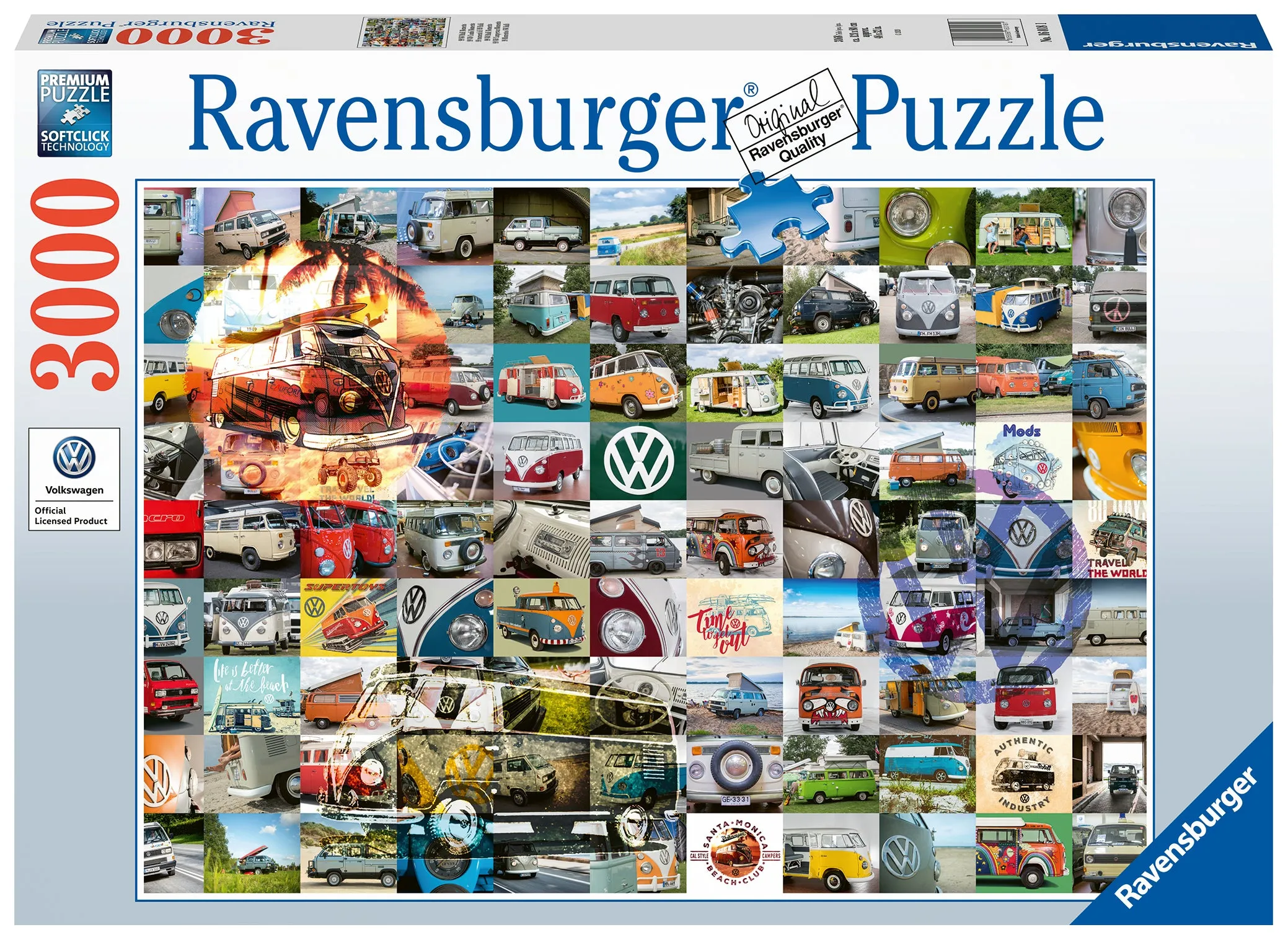 99 VW Camper Van Moments 3000pc Puzzle