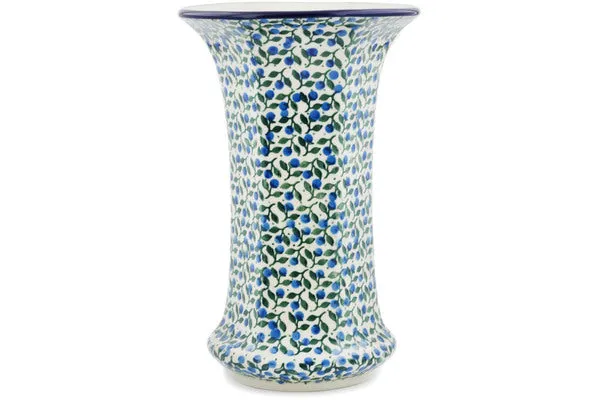 9" Vase - Blueberry Vine