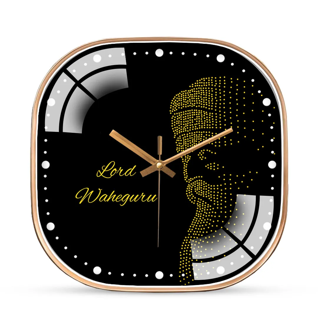 Abstract sikhism wall clock