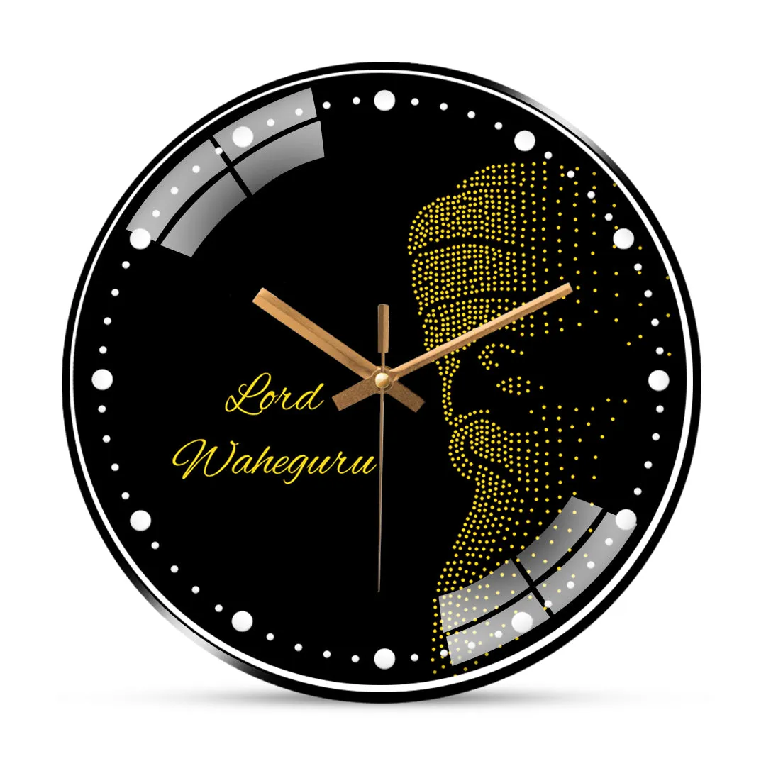 Abstract sikhism wall clock