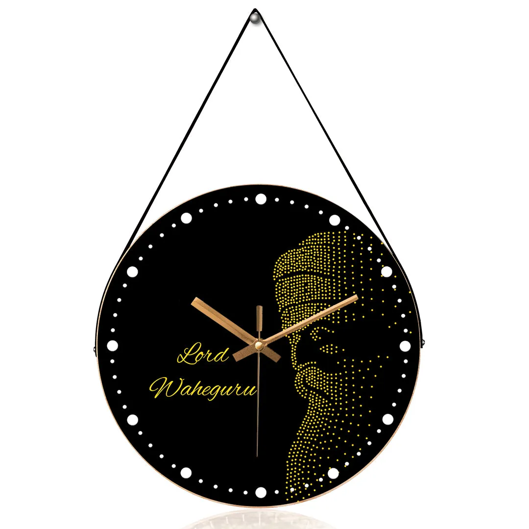 Abstract sikhism wall clock