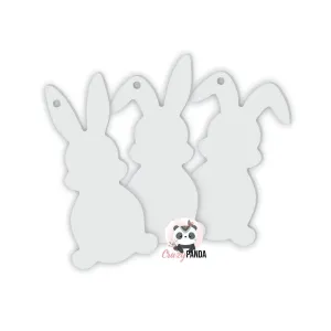 Acrylic Blank Clear Bunny (Shapes)~3mm