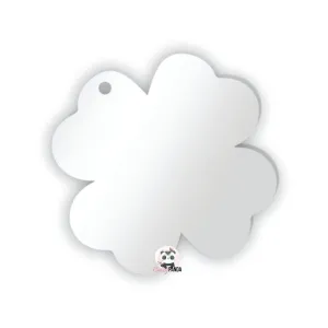 Acrylic Blank Clear Clover 50x50x1.5mm
