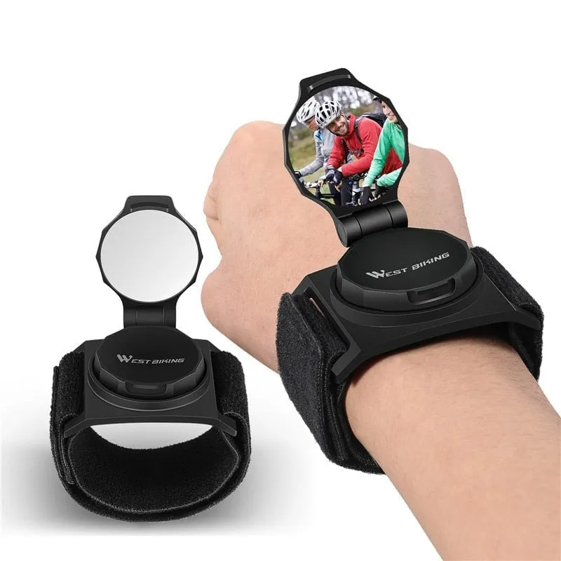 Adjustable Rear View Wrist Wear Mirror