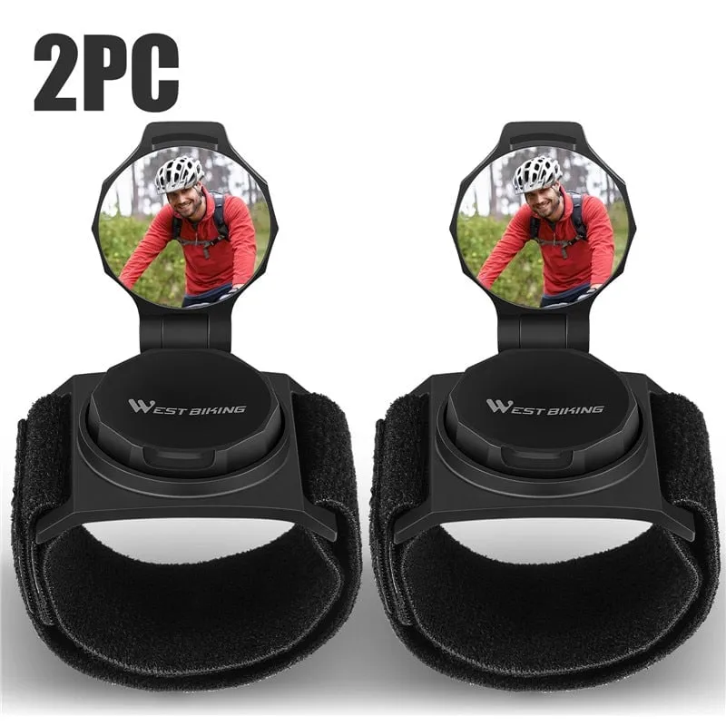 Adjustable Rear View Wrist Wear Mirror