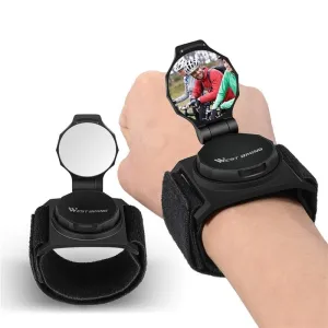 Adjustable Rear View Wrist Wear Mirror