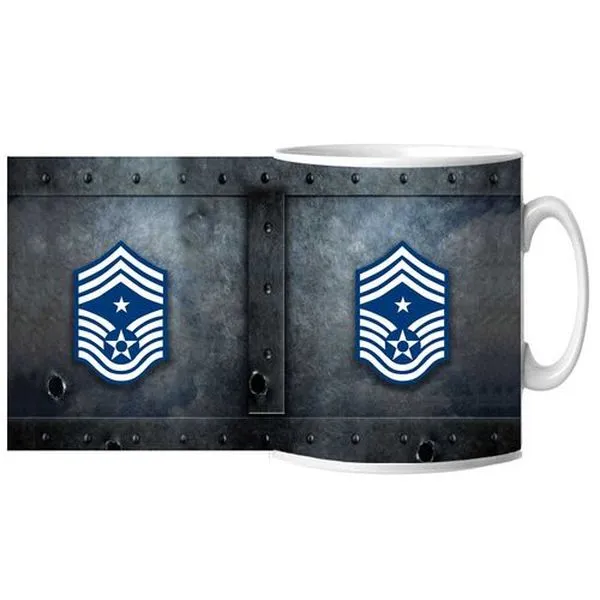Air Force USAF Command Chief Master Sergeant Ceramic Mug 15 oz