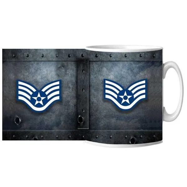 Air Force USAF Staff Sergeant Ceramic Mug 15 oz