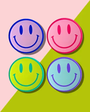 All Smiles Coasters Set/4