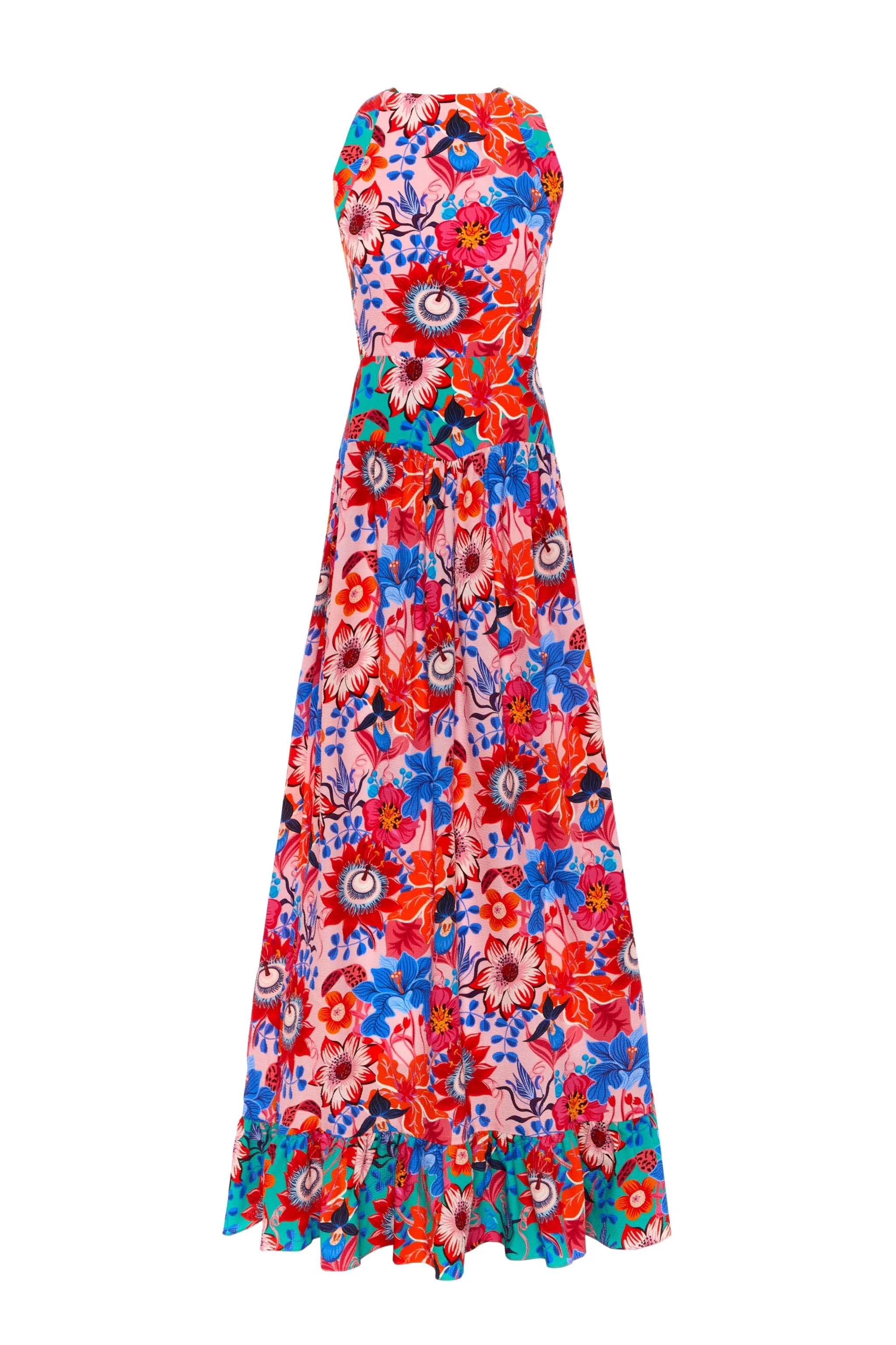 Amara Seersucker Maxi Dress - Moorea