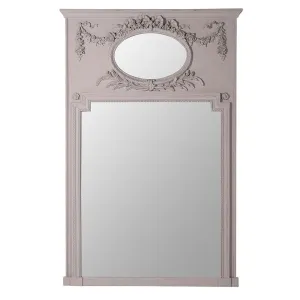 Antique Taupe Wall Mirror