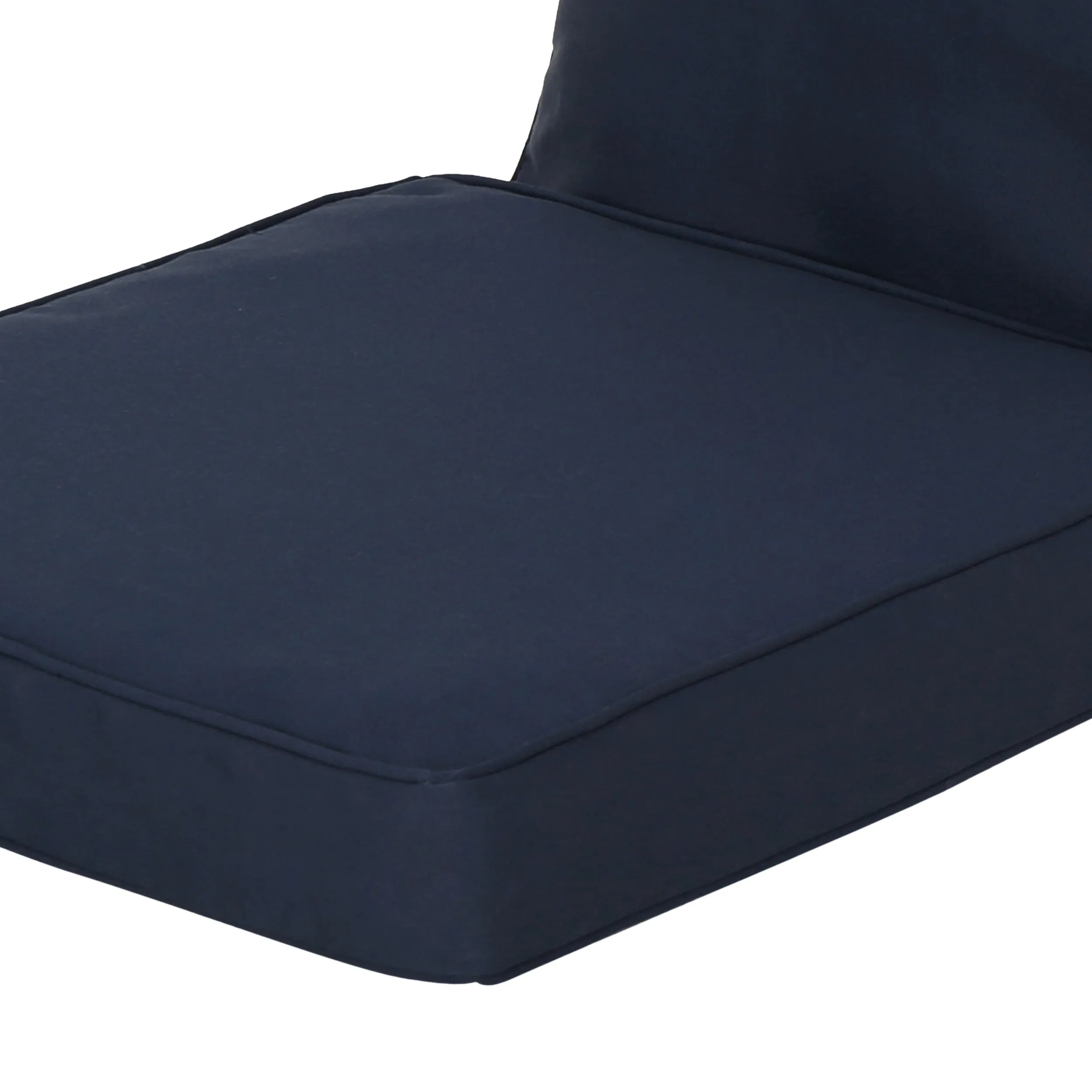 Atiyah Outdoor Water Resistant Fabric Loveseat Cushions with Piping