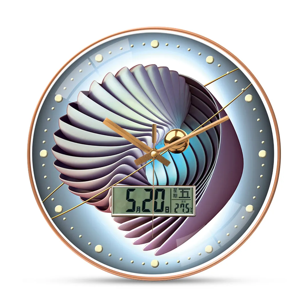 Attractive abstract wall clock