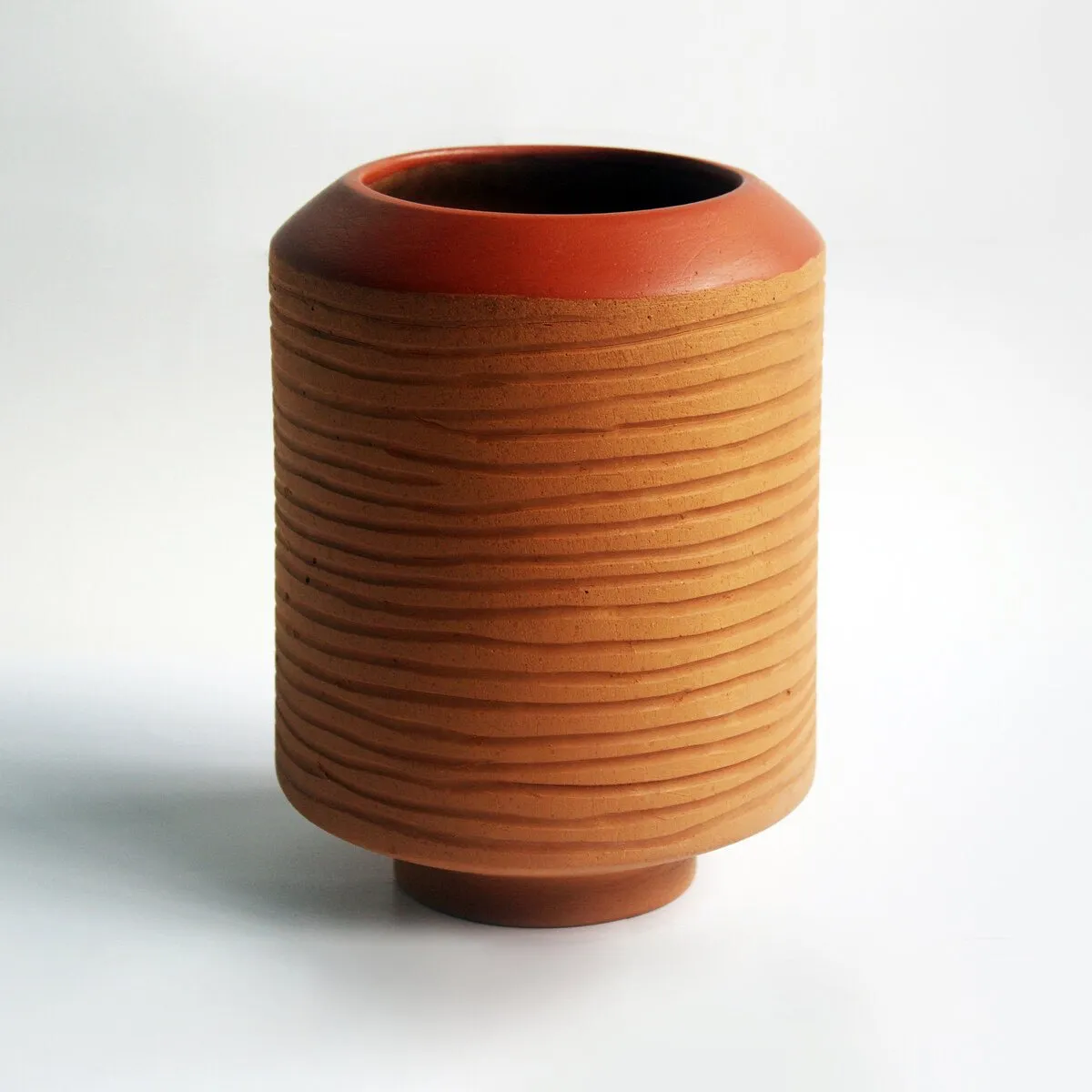 Barrel Terracotta Planters Set of 3 (Large,Medium,Small)