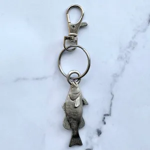 Bass Pewter Keychain