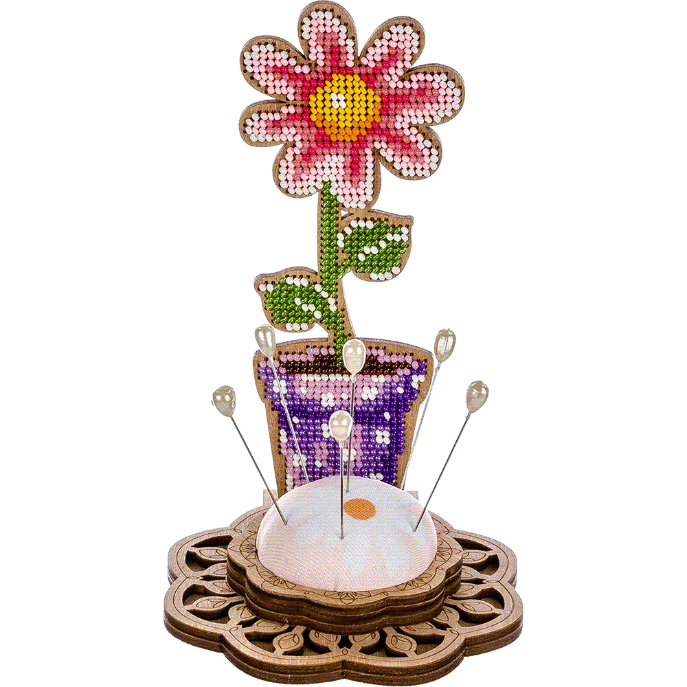 Bead embroidery kit on wood FLK-280