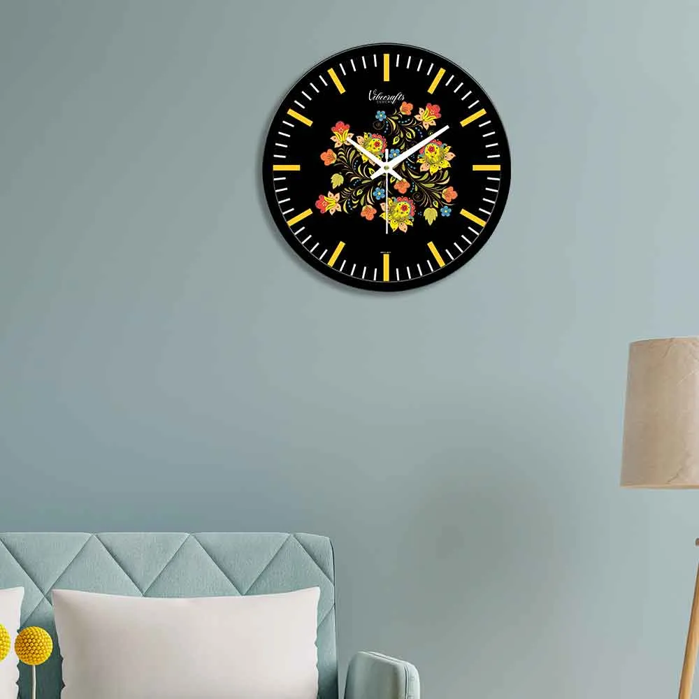 Beautiful Design of Flower Wall Clock