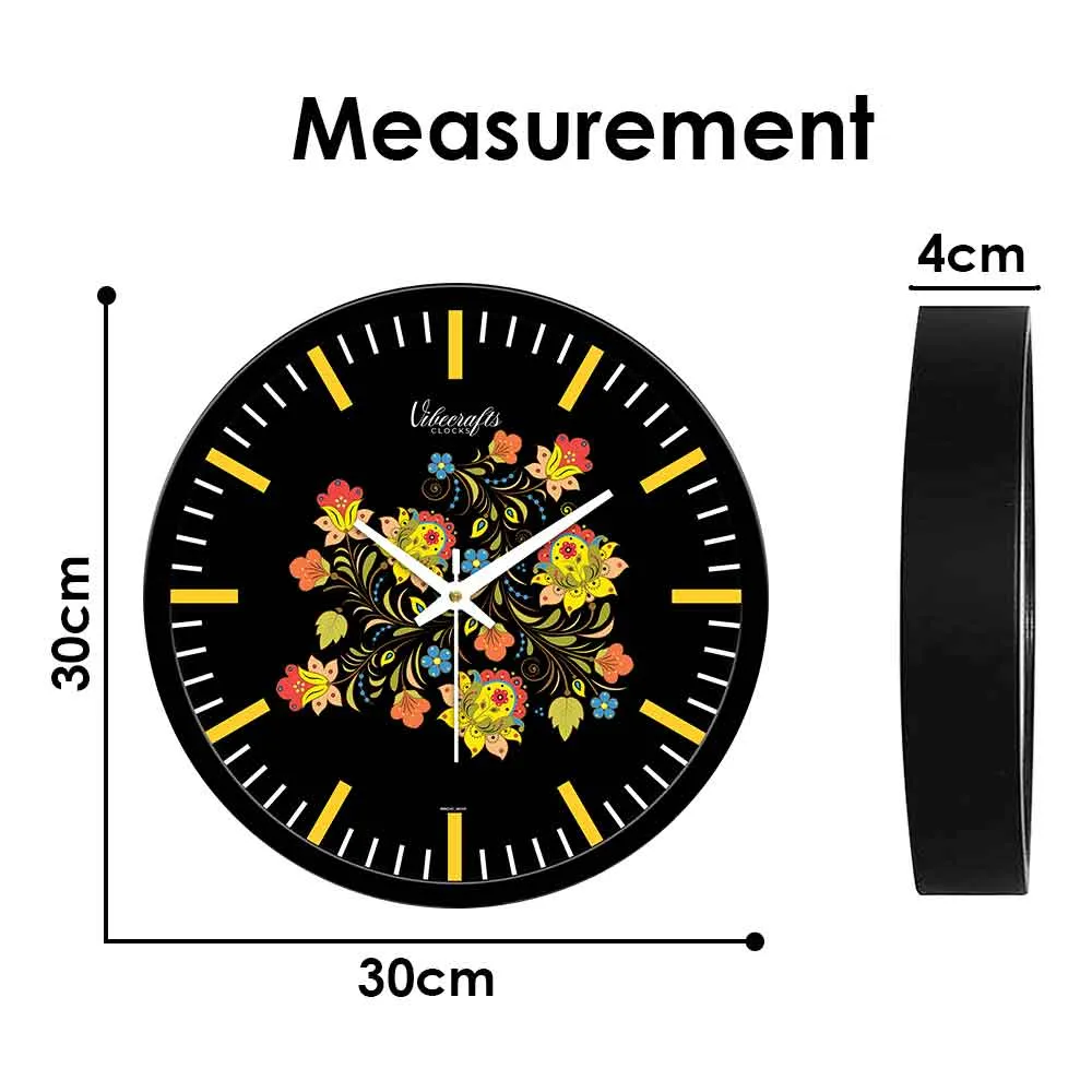 Beautiful Design of Flower Wall Clock