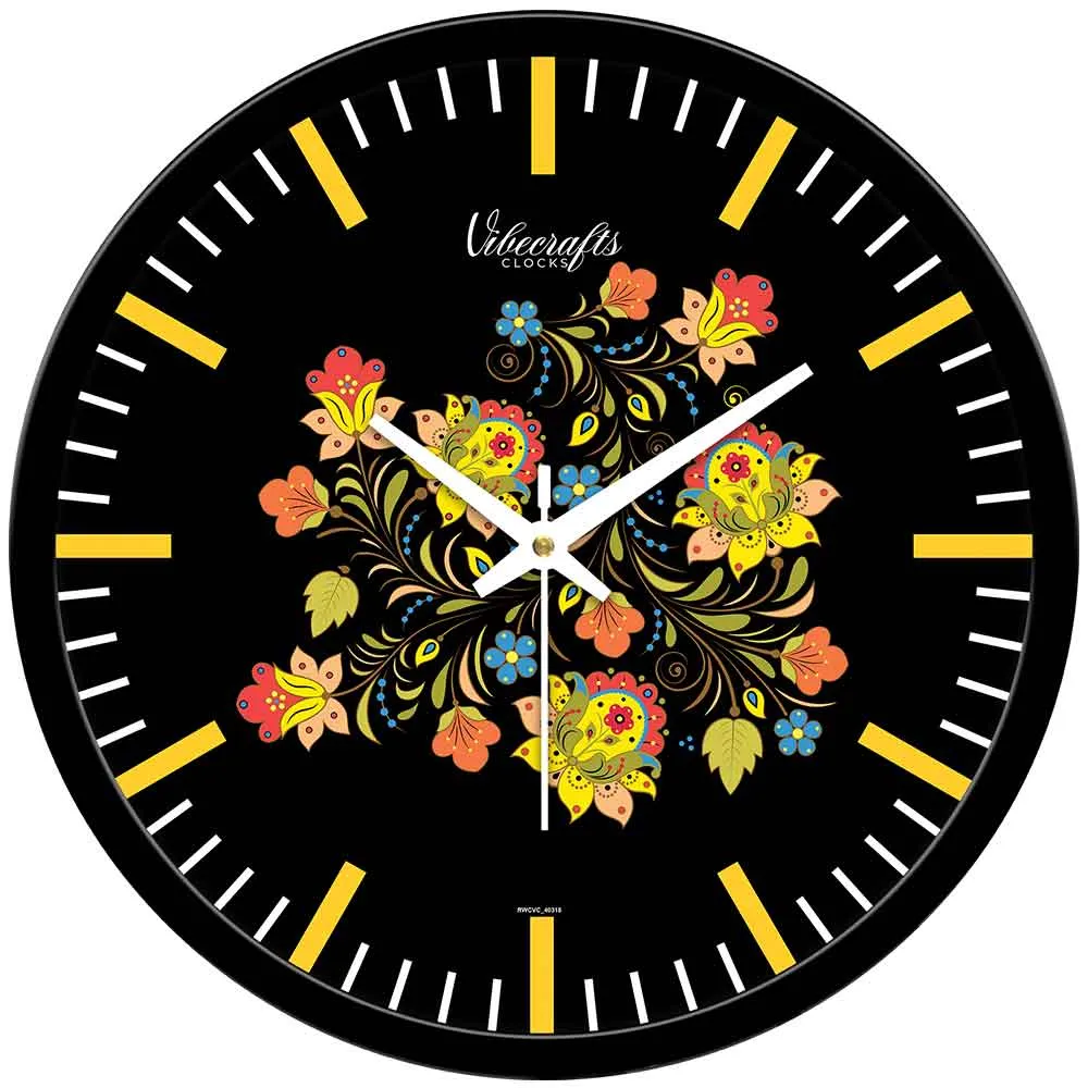 Beautiful Design of Flower Wall Clock