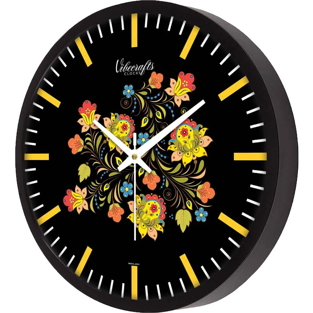 Beautiful Design of Flower Wall Clock