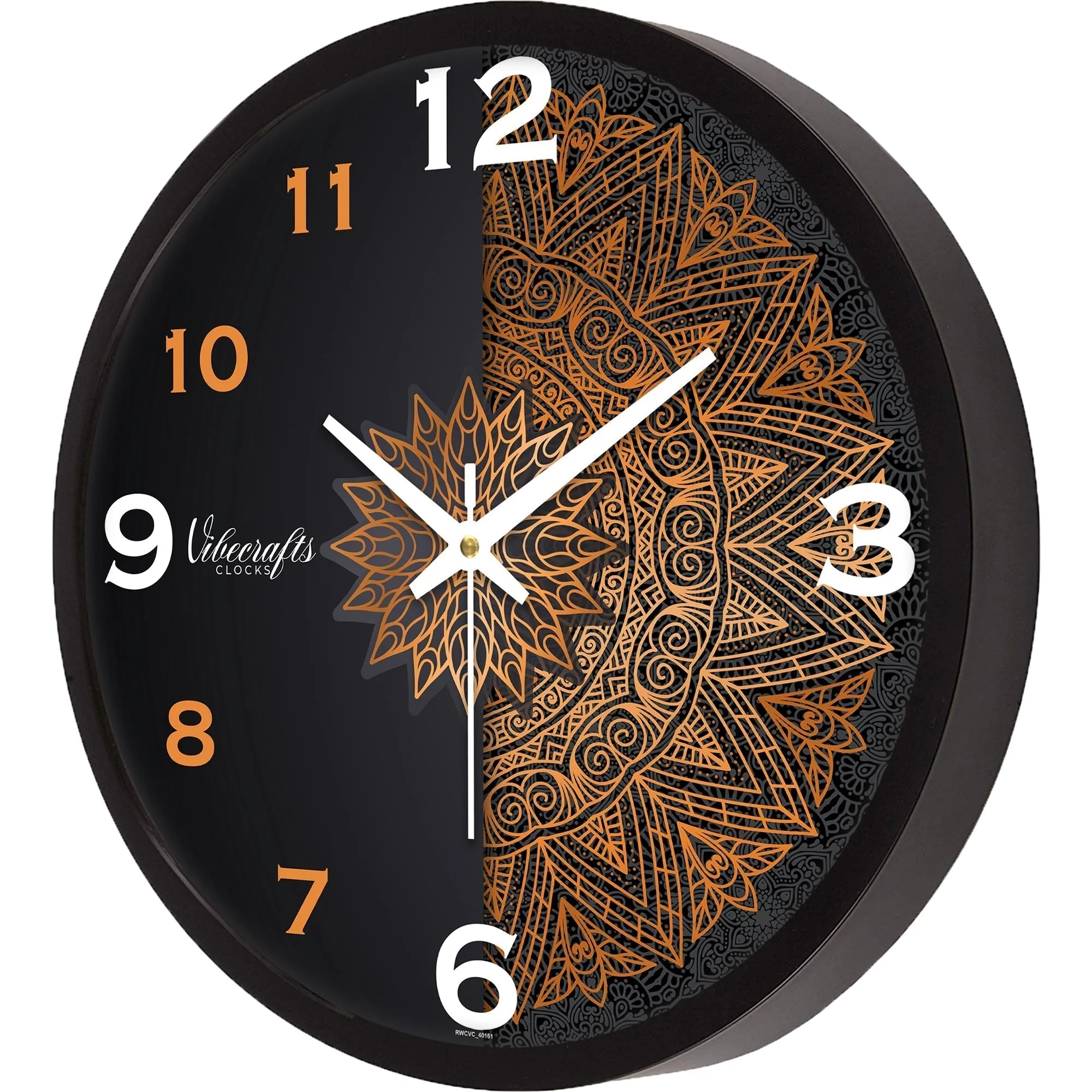 Beautiful Mandala Pattern Printed Designer Wall Clock