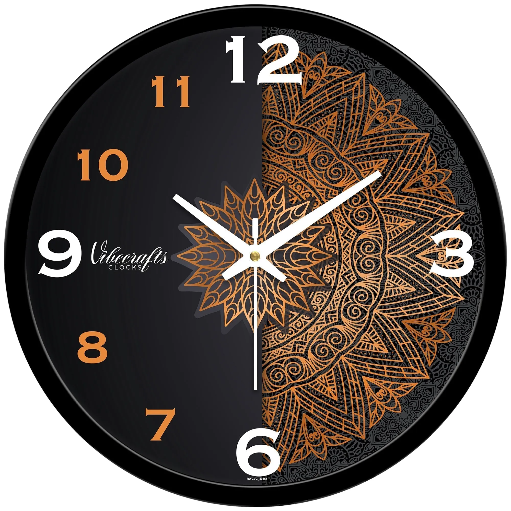Beautiful Mandala Pattern Printed Designer Wall Clock