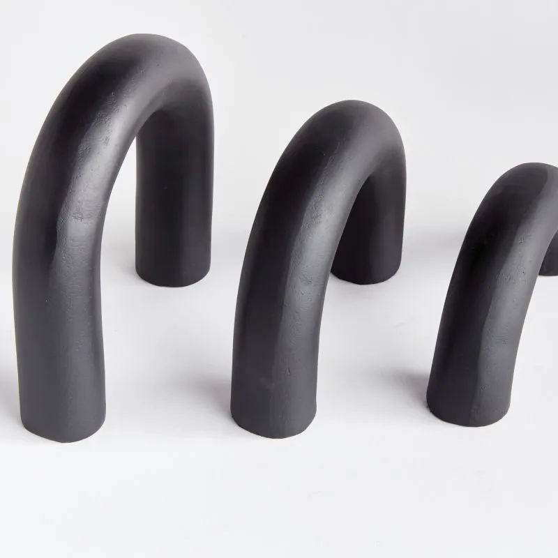 BLACK ARCO SCULPTURES SET OF 3 BY NAPA HOME & GARDEN