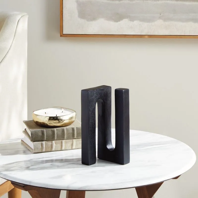 BLACK CASSIAN SCULPTURE BY NAPA HOME & GARDEN