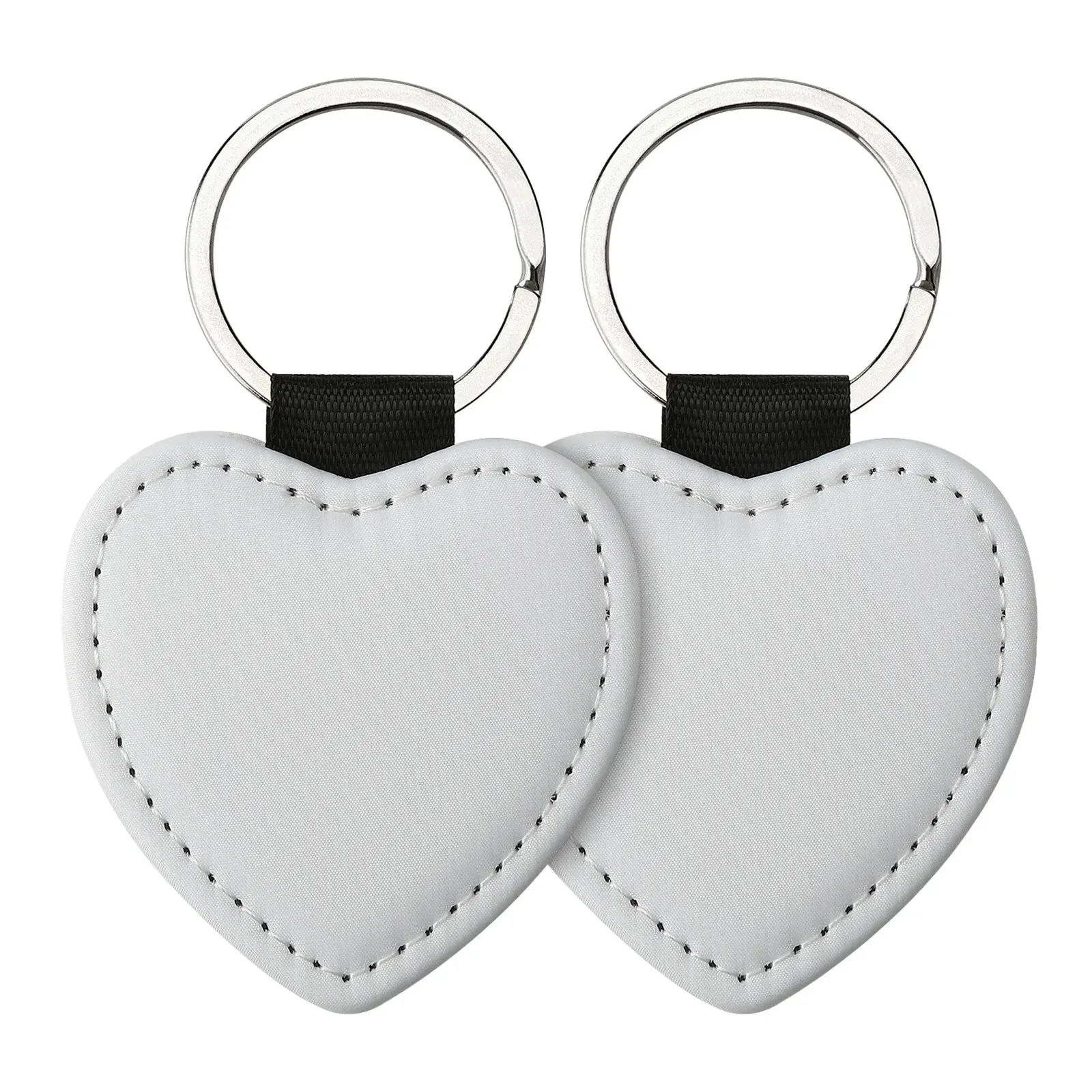 Blanks PU Leather Keychain