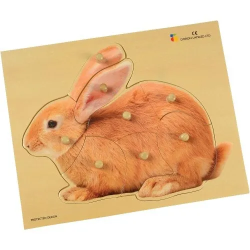 Bunny Large Knobbed Puzzle
