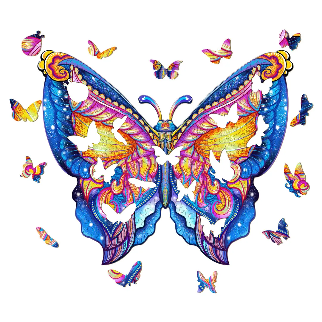 Butterfly Puzzle - Wooden Jigsaw Puzzle