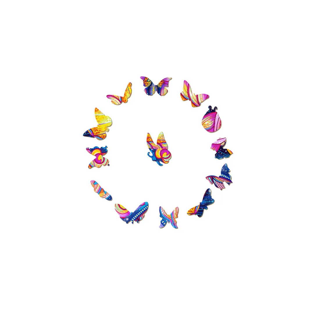Butterfly Puzzle - Wooden Jigsaw Puzzle