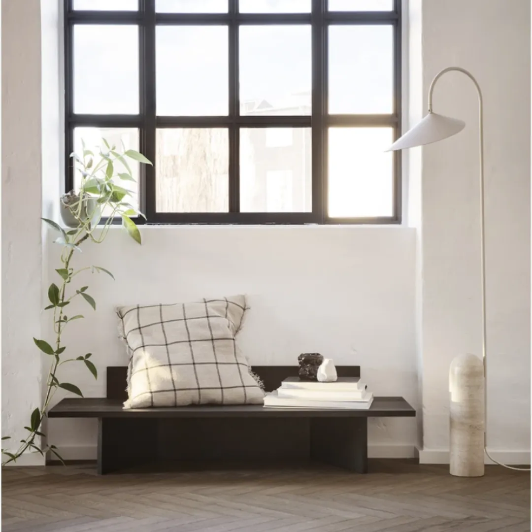 Calm Cushion 48x48 - Camel / Black