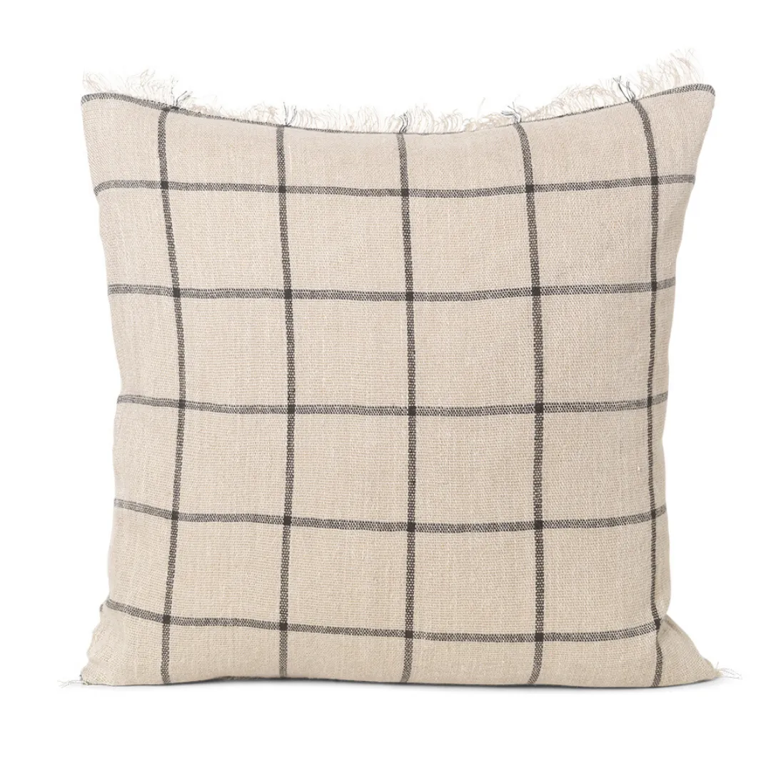 Calm Cushion 48x48 - Camel / Black
