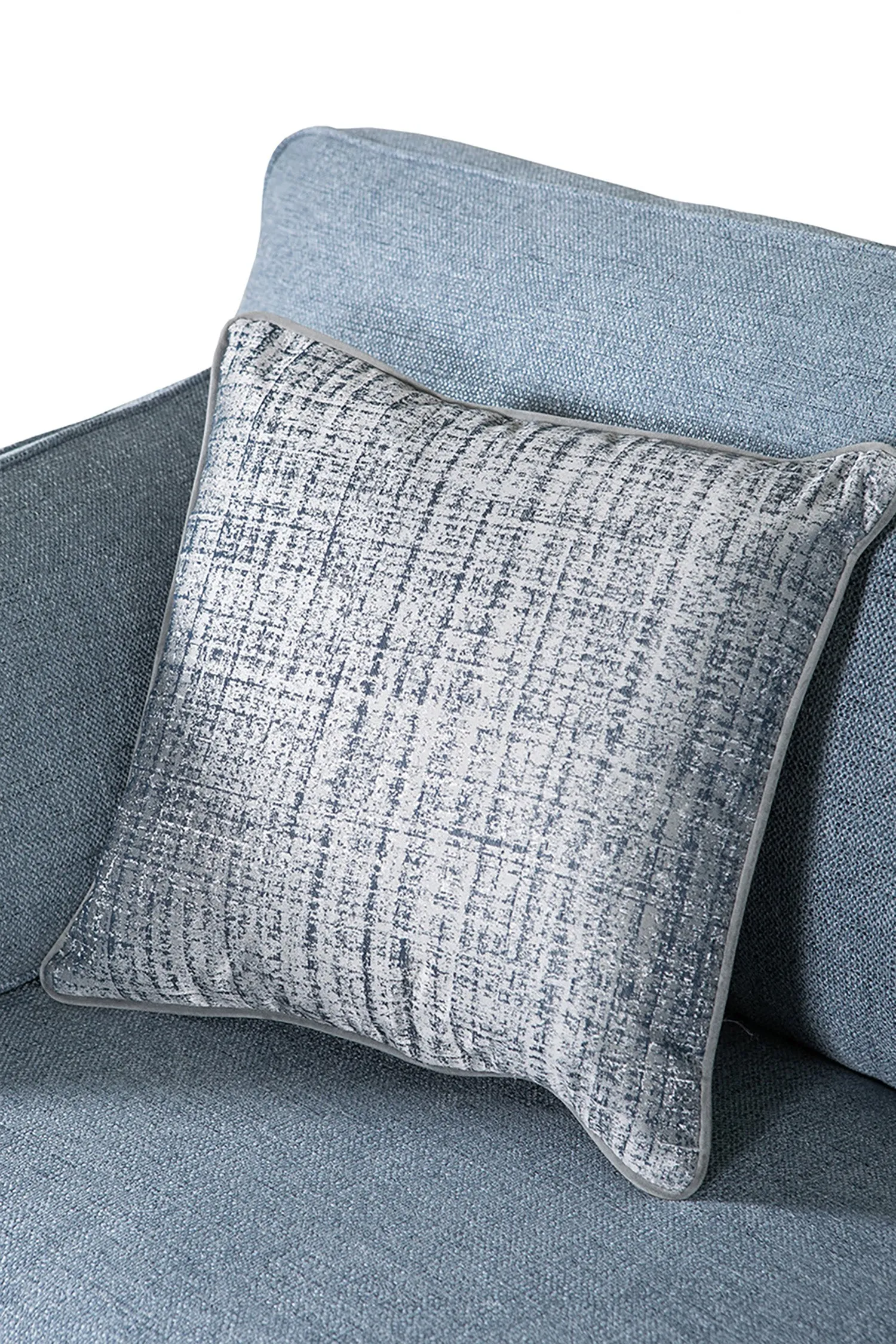 Cantrell Corner Sofa Blue LHF