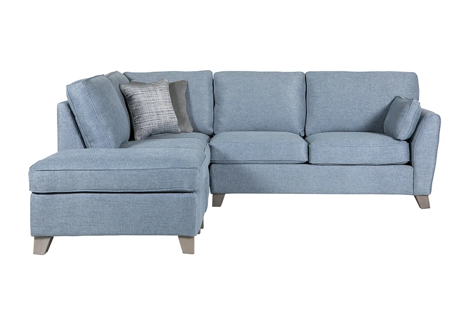 Cantrell Corner Sofa Blue LHF
