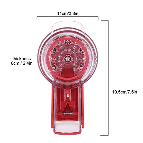 Cherry Extractor, Convenient Transparent Handheld Cherry Pitter 6 Slots Portable for Grape for Cherry