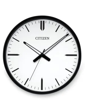 Citizen Gallery Classic Wall Clock - White Dial - Black Frame