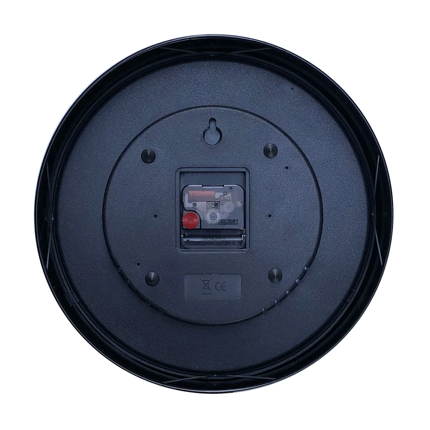 Cloudnola Factory Black Station Clock – Industrial Design with Baton Dial