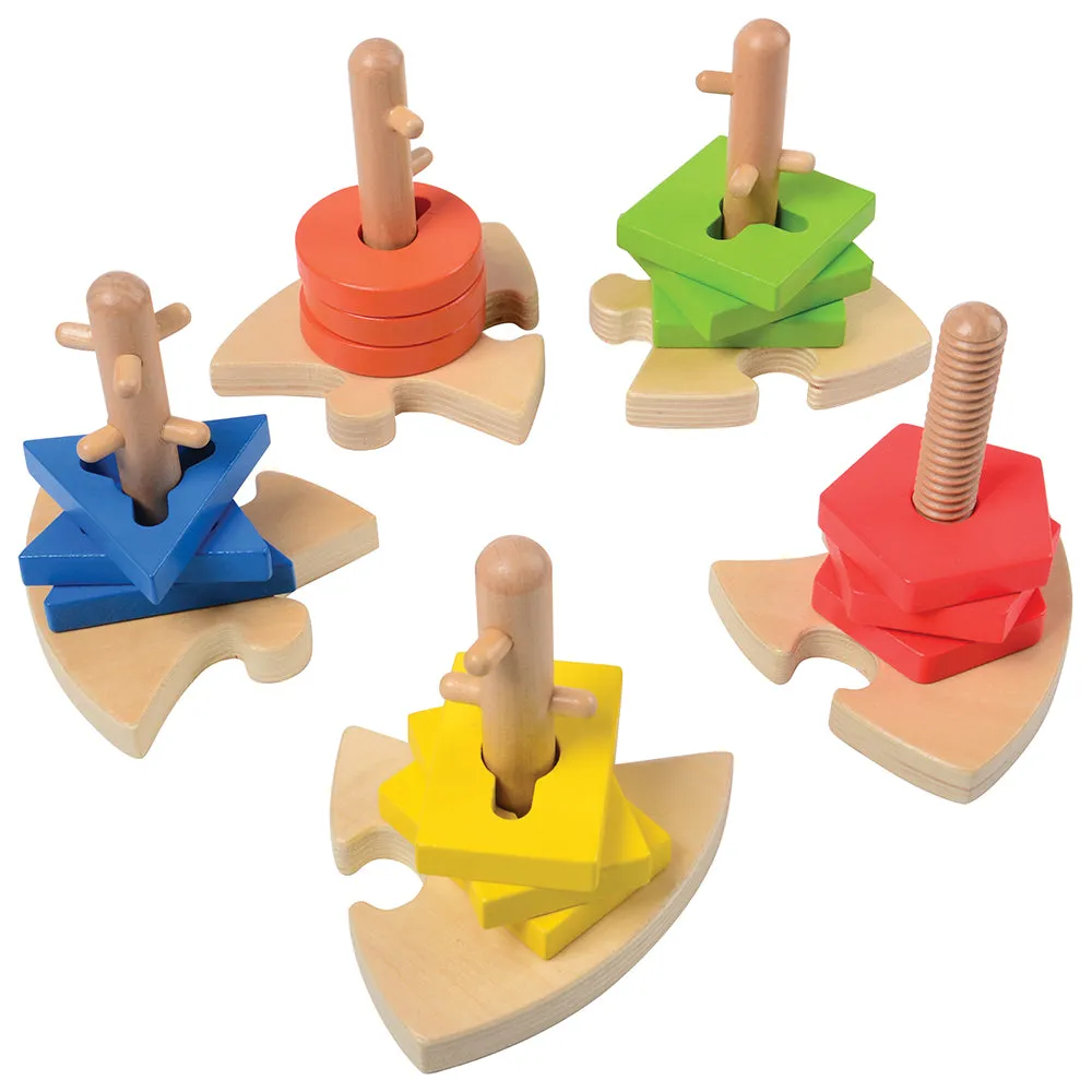 Color & Shape Twisting Puzzle
