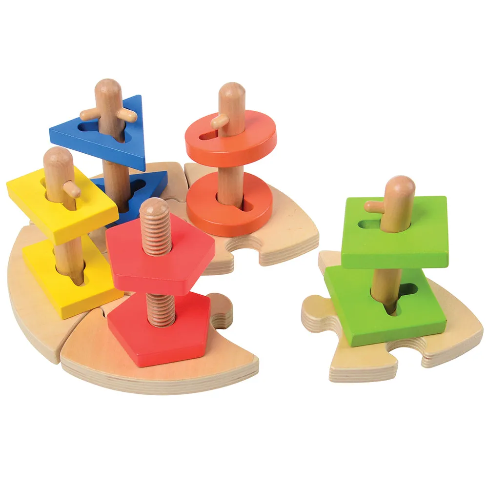Color & Shape Twisting Puzzle