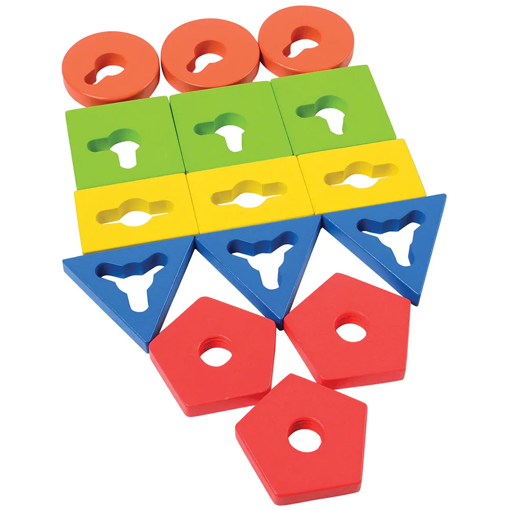 Color & Shape Twisting Puzzle