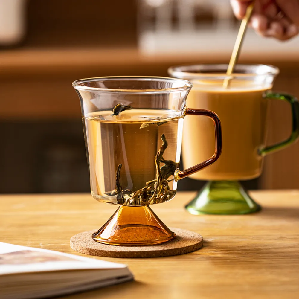 Colored Glass Mugs