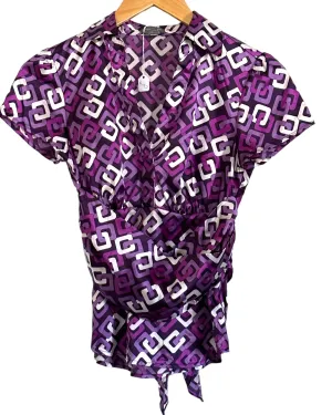 Cool Winter Geometric Print Top